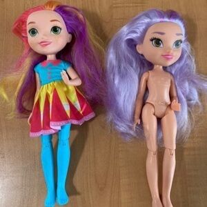 Fisher price Nickelodeon Sunny Day brush & style dolls Sunny & Blair